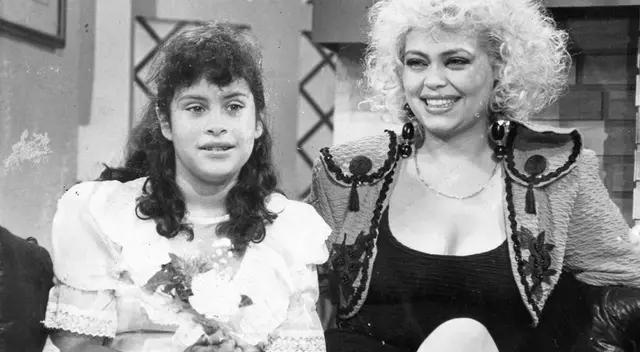 Gisela Valcárcel y su hija Ethel Pozo en el programa Aló Gisela. Gisela Valcárcel y su hija Ethel Pozo en el programa Aló Gisela.