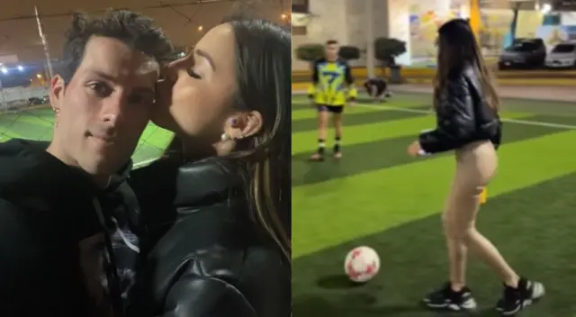 Luciana Fuster le dedica tierno gol a Patricio Parodi