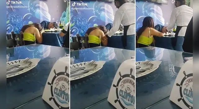 La curiosa escena generó todo tipo de reacciones en redes sociales.
