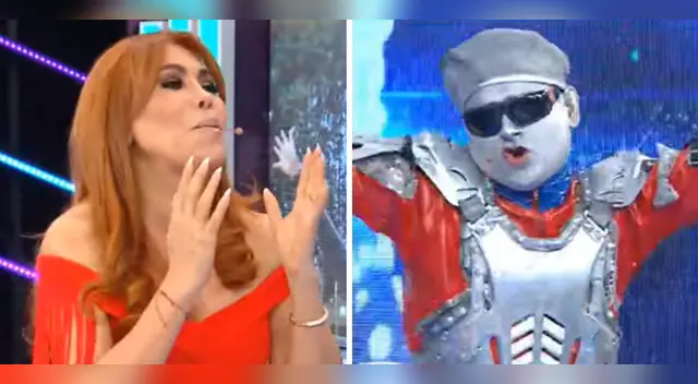 Magaly Medina encara a Robotín.