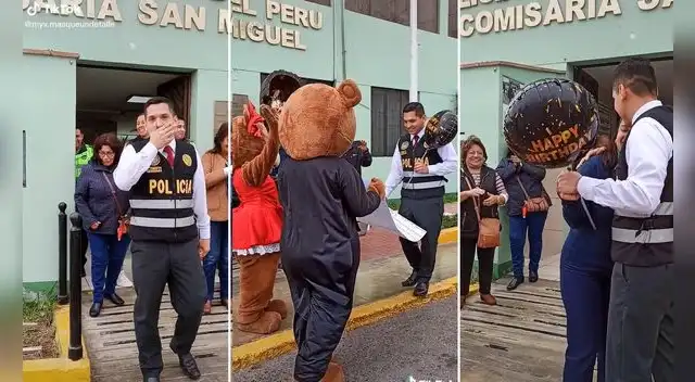 La tierna sorpresa que recibió el agente policial cautivó a miles de personas en las redes sociales.