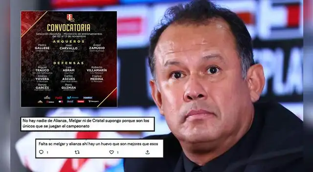 La lista del 'Cabezón' no fue del agrado de los usuarios en las redes sociales.