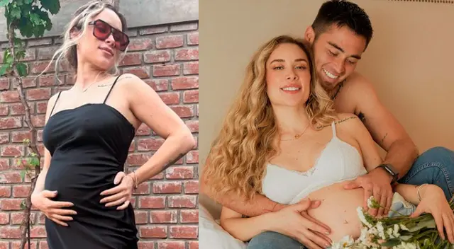 Ale Venturo enternece al lucir avanzado embarazo mientras le realizan ecografía.