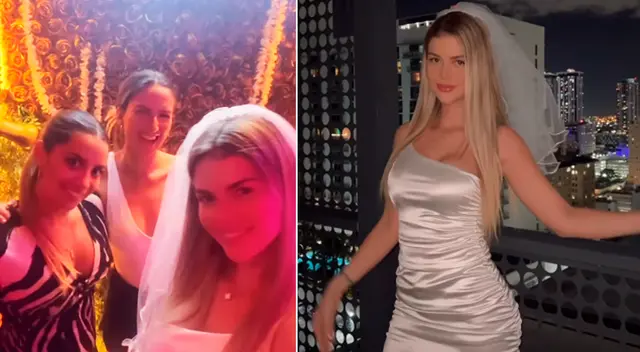 Brunella Horna tuvo divertida despedida de soltera.