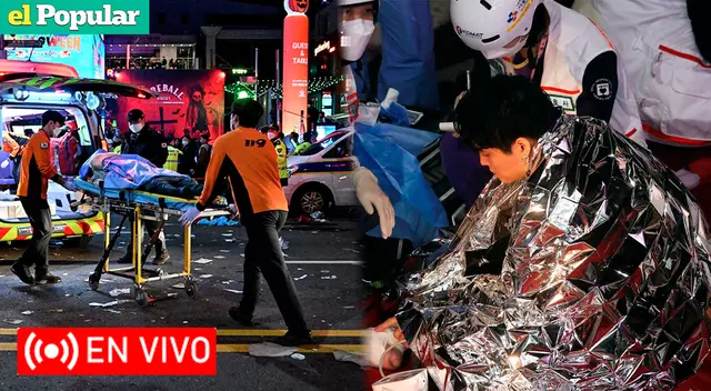 Estampida humana en Seúl deja de 146 muertos en fiesta de Halloween Estampida humana en Seúl deja de 146 muertos en fiesta de Halloween