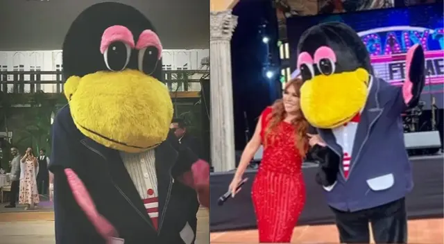 Urraquita no podía faltar en aniversario de Magaly TV