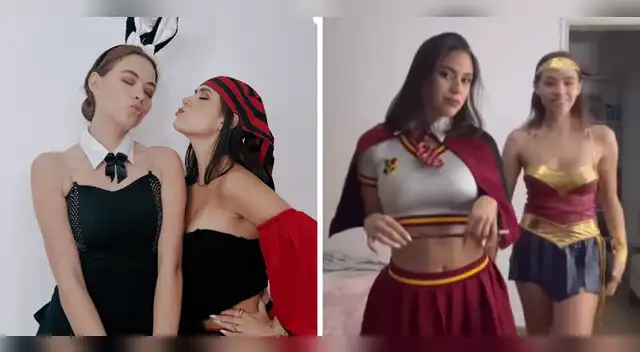 Gianella Marquina y Melissa Lobatón. Gianella Marquina y Melissa Lobatón.