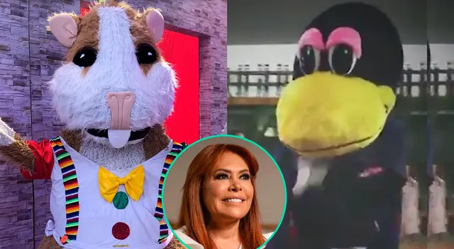 Magaly Medina celebró sus 25 años de carrera con el intérprete del Cuy de 'En boca de todos', pero vestido de Urraca.