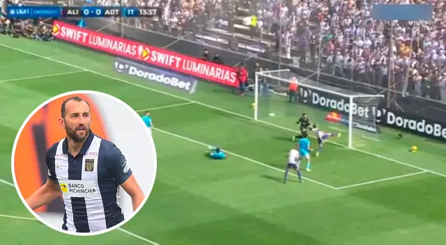 Hernán Barcos se perdió el primer gol para Alianza Lima Vs. ADT.