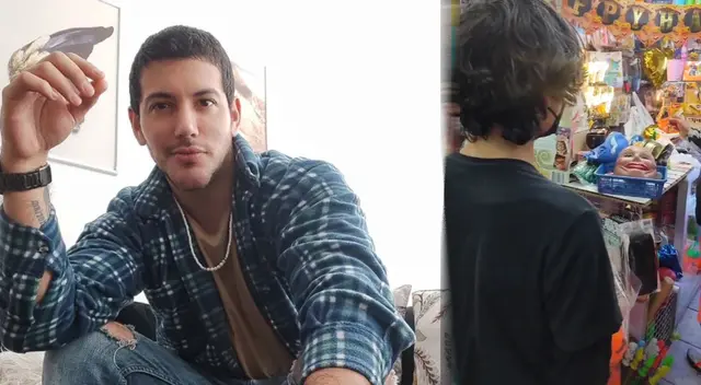 Jean Paul Santa María sorprendido con venta de su máscara en el mercado central. Jean Paul Santa María sorprendido con venta de su máscara en el mercado central.