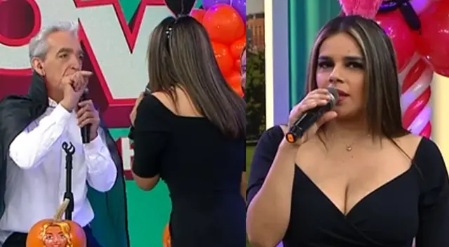 Giuliana Rengifo y Julio Zevallos protagonizan duro enfrentamiento en vivo.