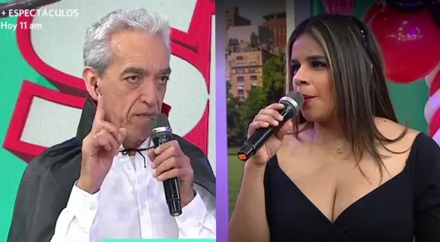 Julio Zeballos vuelve al set para responderle a Giuliana Rengifo.