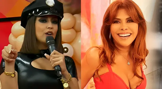 Karla Tarazona le echó flores a Magaly Medina EN VIVO. Karla Tarazona le echó flores a Magaly Medina EN VIVO.