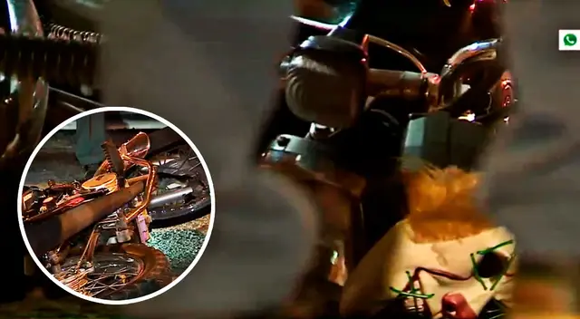 El hecho ocurrió en el cruce de las avenidas Central y Santa Elvira, en Los Olivos.