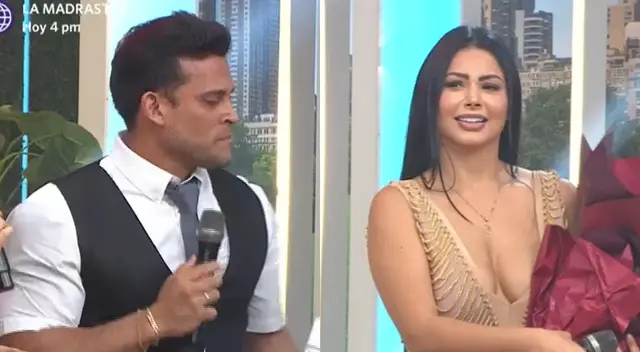 Christian Domínguez tuvo romántico gesto EN VIVO