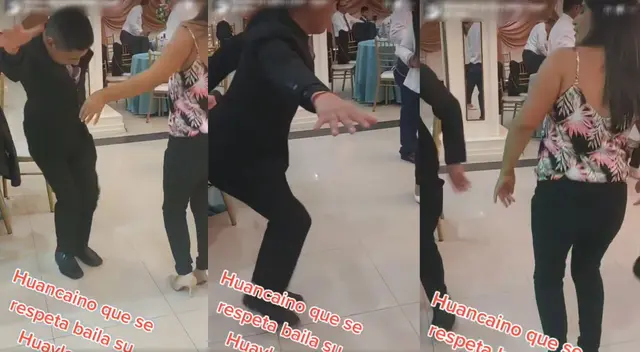 Singular zapateo de la pareja de baile al ritmo de huaylas se hizo viral en TikTok. Singular zapateo de la pareja de baile al ritmo de huaylas se hizo viral en TikTok.