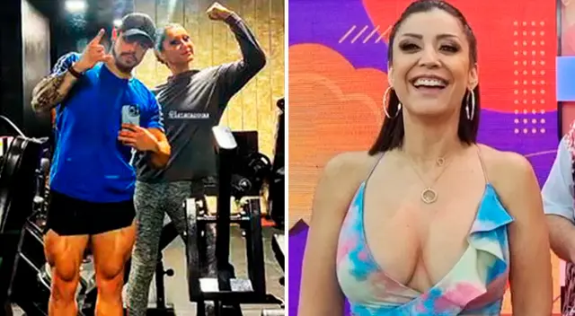 Karla Tarazona se ríe de vínculo con su entrenador.