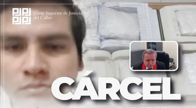 Poder Judicial del Callao condenó a Juan Carlos Vásquez Chávez por tráfico ilícito de drogas Poder Judicial del Callao condenó a Juan Carlos Vásquez Chávez por tráfico ilícito de drogas