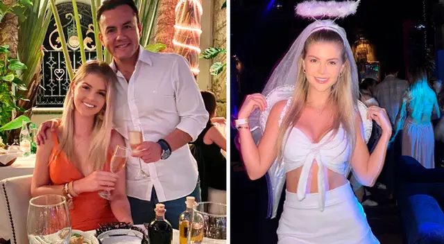 Brunella Horna continúa celebrando su despedida de soltera.