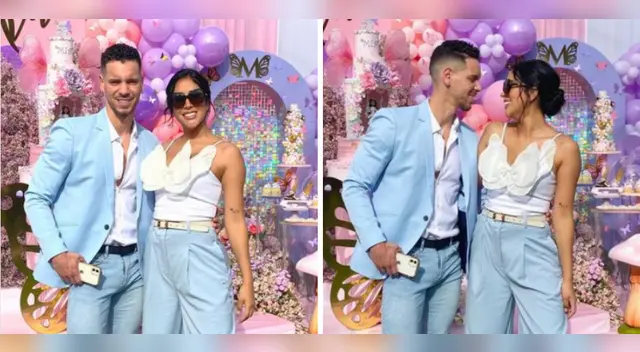 Anthony Aranda estuvo en cumpleaños de la hija de Melissa Paredes.