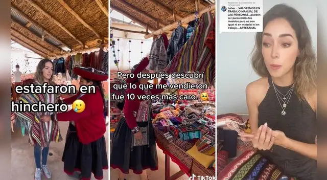 La joven explicó por qué dijo que fue estafada en Chinchero.