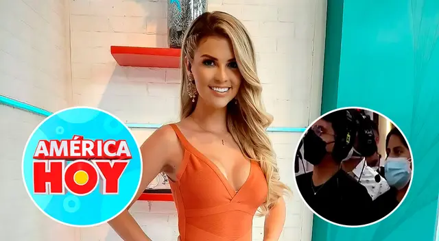 Brunella Horna se molestó por pasar imágenes de ella en su despedida de soltera.