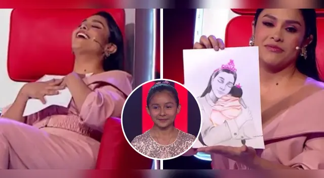 Maricarmen Marín se emociona en La Voz Kids. Maricarmen Marín se emociona en La Voz Kids.