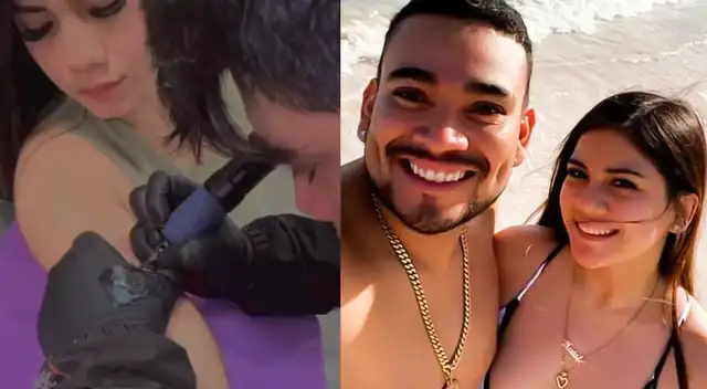 María Fe Saldaña sorprende con locura de amor y se tatua al amor de su vida en el brazo.