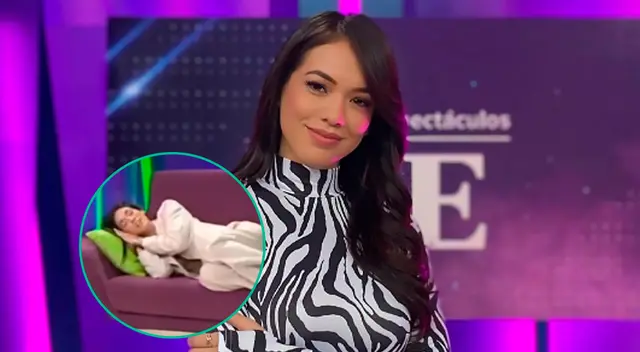 Jazmín Pinedo aprovechó que Choca Mandros faltó a su programa para dormir y dejar encargado a su productor.