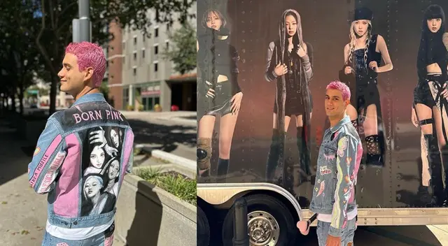 Giacomo Benavides viajó a Estados Unidos para conocer al grupo BLACKPINK.