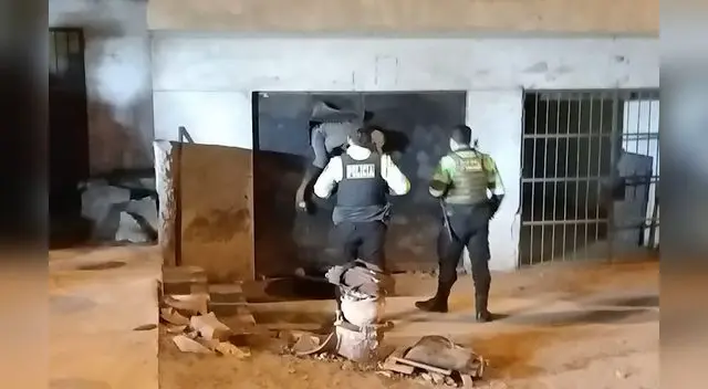 Sujeto terminó por salir de la vivienda por su propia voluntad