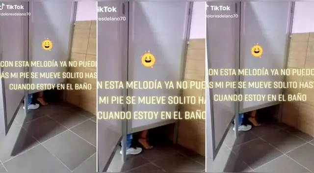 El joven ingresó al baño de un bar y vio que una pareja estaba dentro de uno haciendo lo impensado y es viral en TikTok.