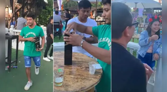 El curioso momento provocó la risa de miles en internet.