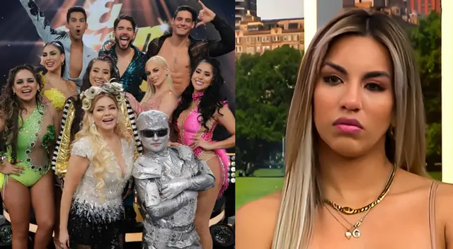 Gabriela Herrera ante obligación de sus compañeras a bailar con ella. Gabriela Herrera ante obligación de sus compañeras a bailar con ella.