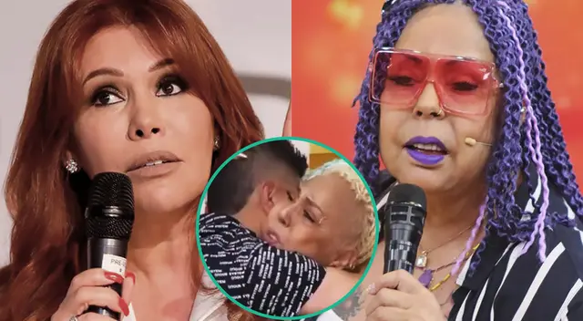 Magaly Medina quedó sorprendida con Lucía de la Cruz al mostrar su apoyo a John Kelvin.