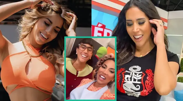 Grabriela Herrera bromeó con Melissa Paredes sobre sus vestuarios de la última gala de 'El gran show'. Grabriela Herrera bromeó con Melissa Paredes sobre sus vestuarios de la última gala de 'El gran show'.