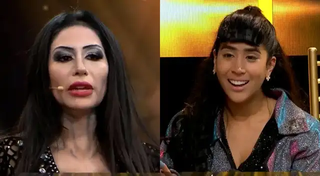 Melissa Paredes se enfrentó a Leysi Suárez, esta noche en El gran show