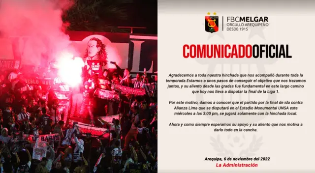 Melgar buscará sacar provechó a su localía. Melgar buscará sacar provechó a su localía.