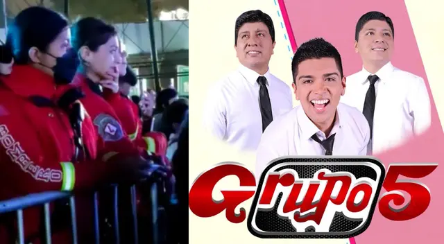 Grupo 5 ocasionó emotivo momento. Grupo 5 ocasionó emotivo momento.