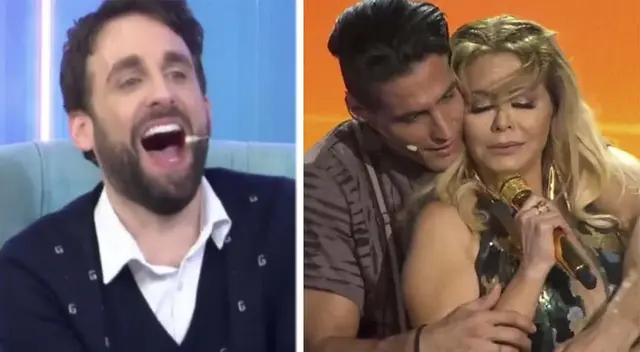 Peluchín no puede con su genio y se ríe de Gisela Valcárcel.