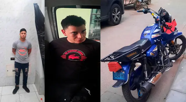 Los detenidos y una moto incautada a uno de ellos Los detenidos y una moto incautada a uno de ellos