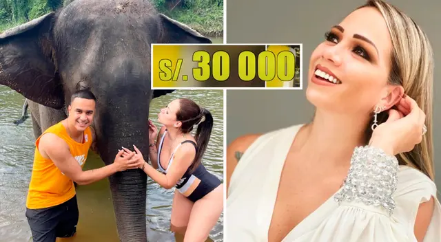 Melissa Klug habría roto el chanchito para su viaje. Melissa Klug habría roto el chanchito para su viaje.