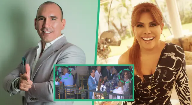 Rafael Fernández se intimida ante presencia de Magaly Medina y pasa roche tras ser visto cerca a la conductora Rafael Fernández se intimida ante presencia de Magaly Medina y pasa roche tras ser visto cerca a la conductora