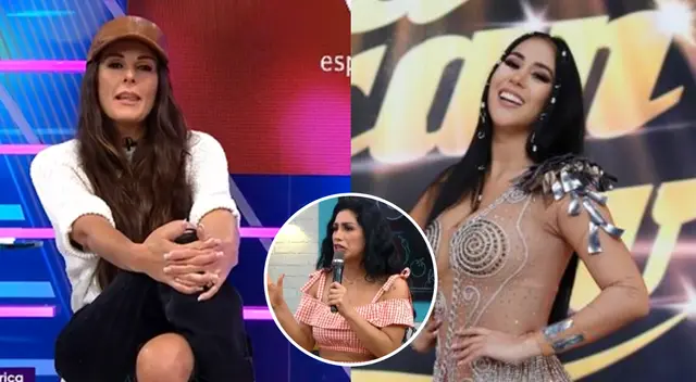 Rebeca Escribens 'jala orejas' a Melissa Paredes y Leysi Suárez Rebeca Escribens 'jala orejas' a Melissa Paredes y Leysi Suárez