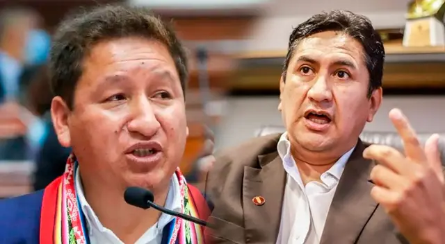 Guido Bellido y Vladimir Cerrón se pelean por twitter.