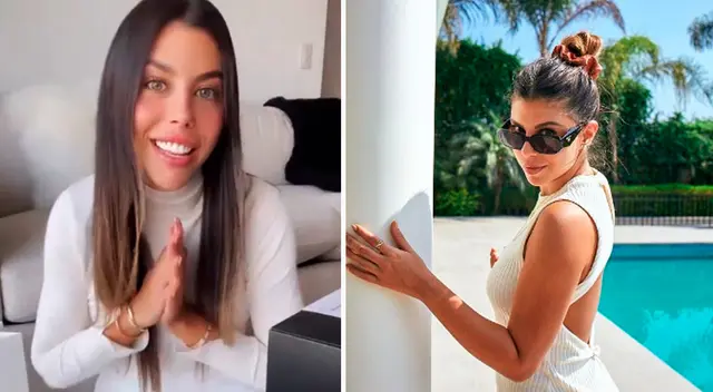 Alondra García Miró emocionada por su departamento.