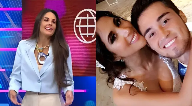 Rebeca Escribens felicitó a Melissa Paredes y Rodrigo Cuba.