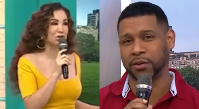 Janet Barboza ignora la usencia de Giselo en América Hoy