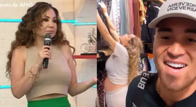 Janet Barboza aconseja a Rodrigo Cuba y Ale Venturo comprar en Gamarra