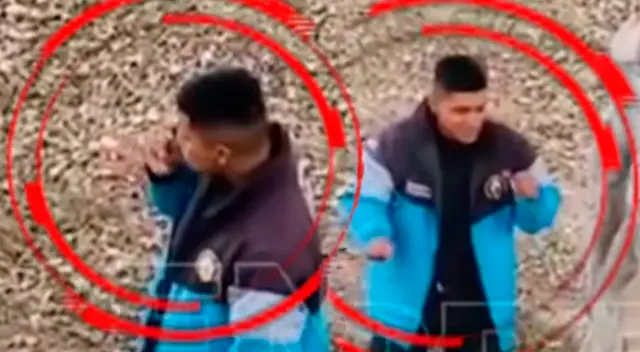 Sereno es captado junto a sus compañero fumando presunto estupefaciente en el Callao. Sereno es captado junto a sus compañero fumando presunto estupefaciente en el Callao.